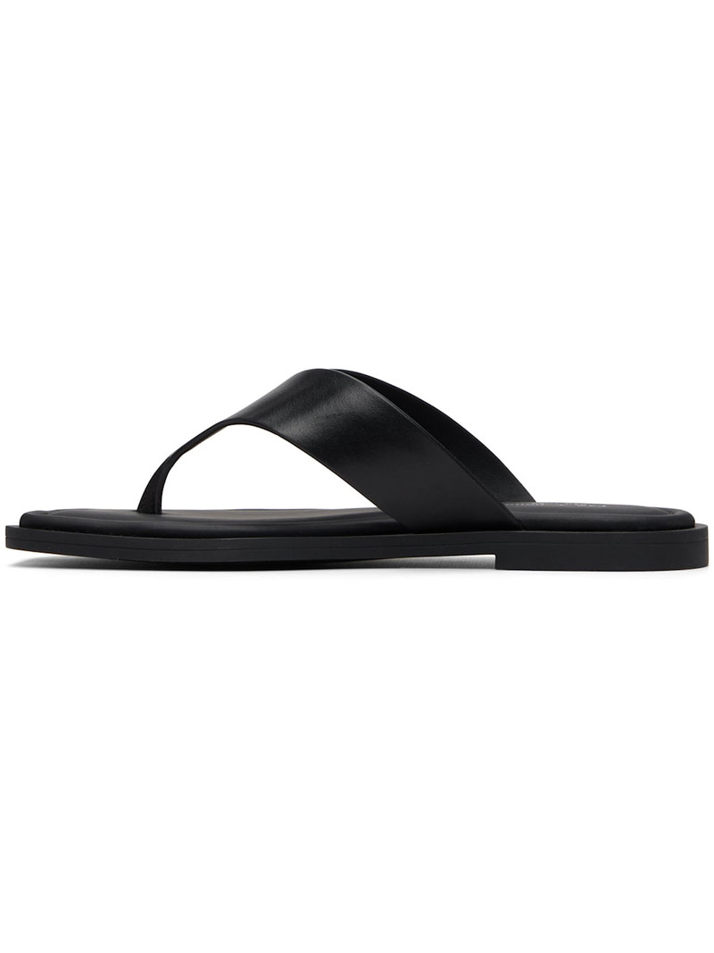 rag & bone Black Gracie Thong Sandals outlook