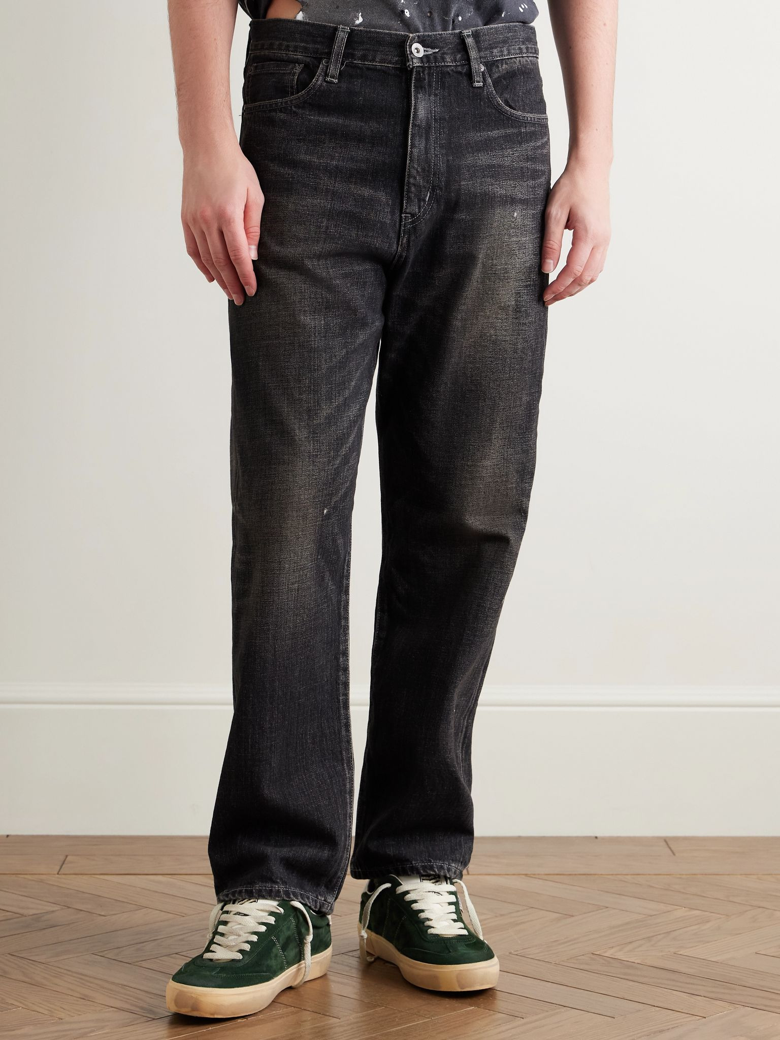 DP Basic Straight-Leg Selvedge Jeans Black - 3