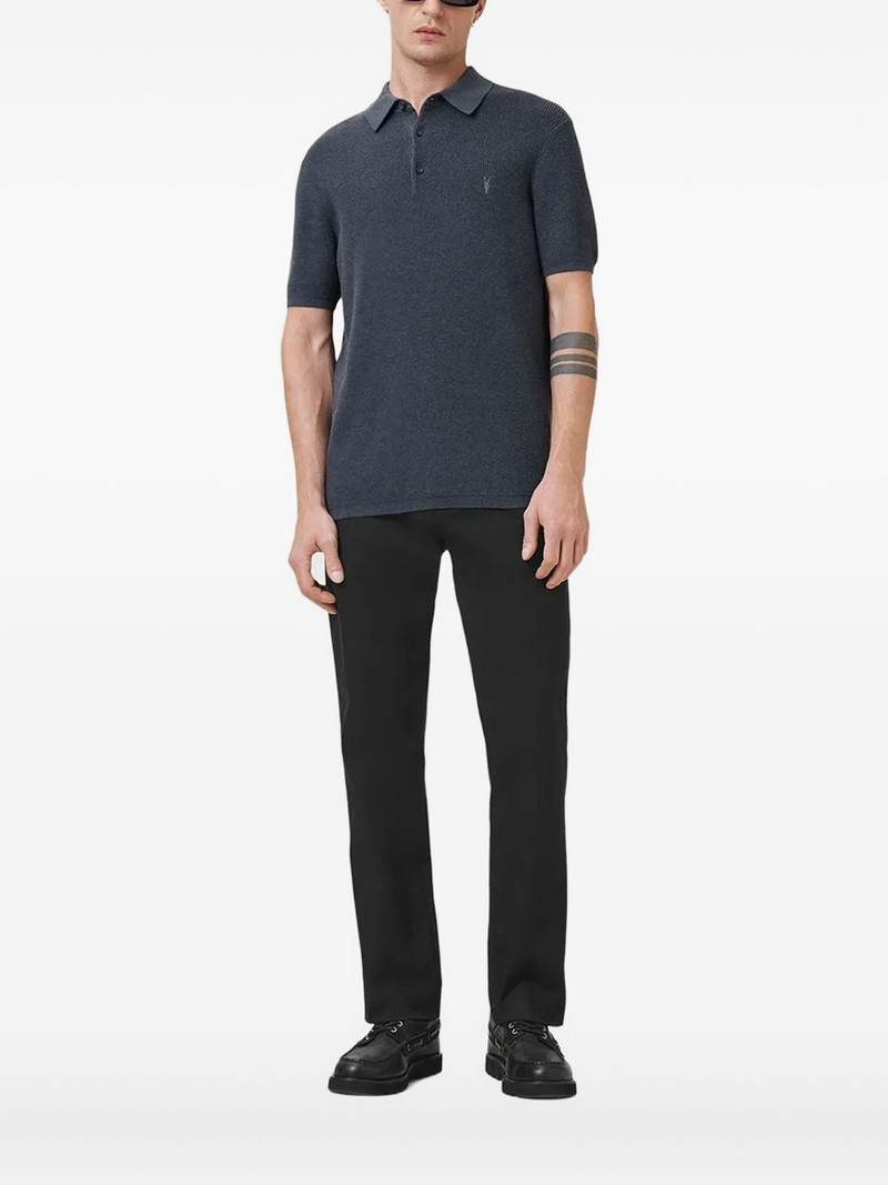 embroidered-logo polo shirt 1