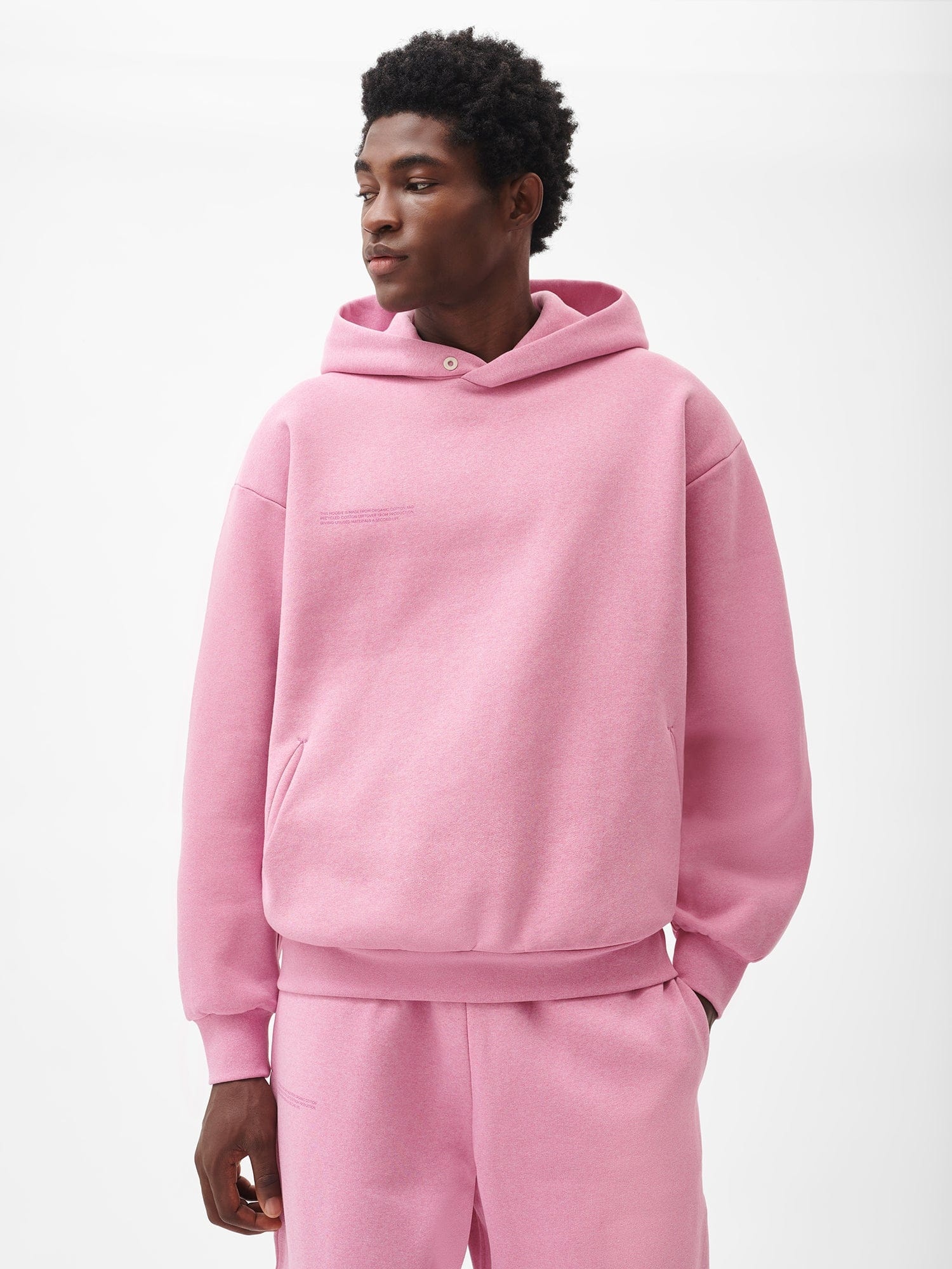 Mens Reclaimed Cotton Hoodie - Reclaim Sakura - 2