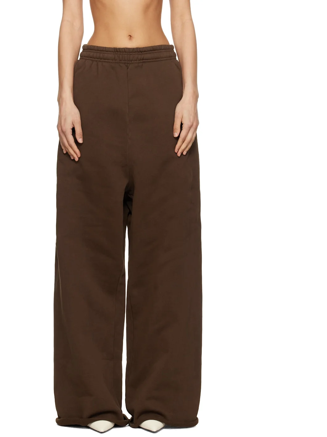 Brown Full Sweatpants - 1