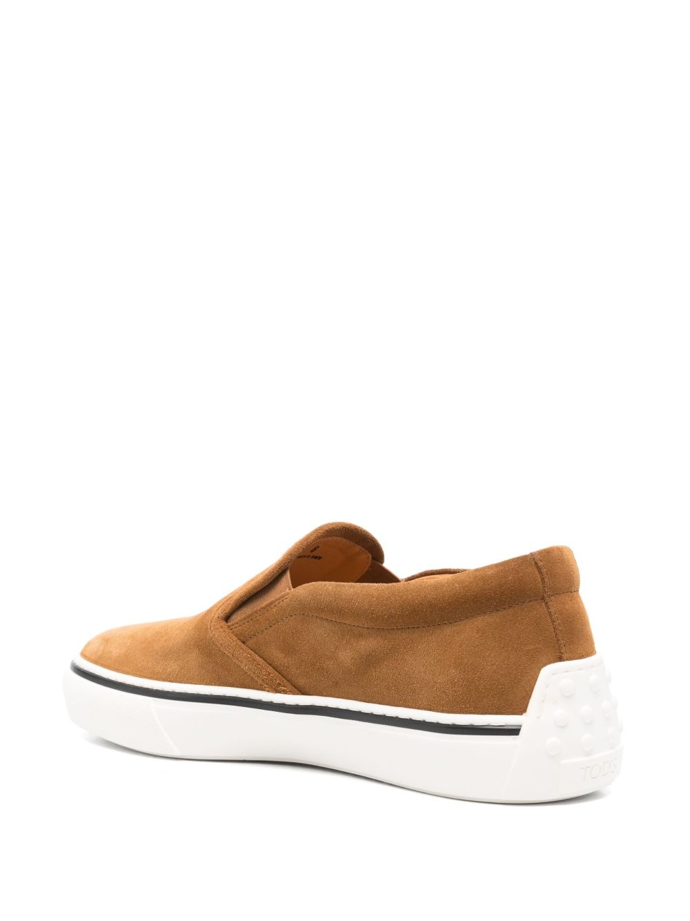 suede slip-on sneakers - 3