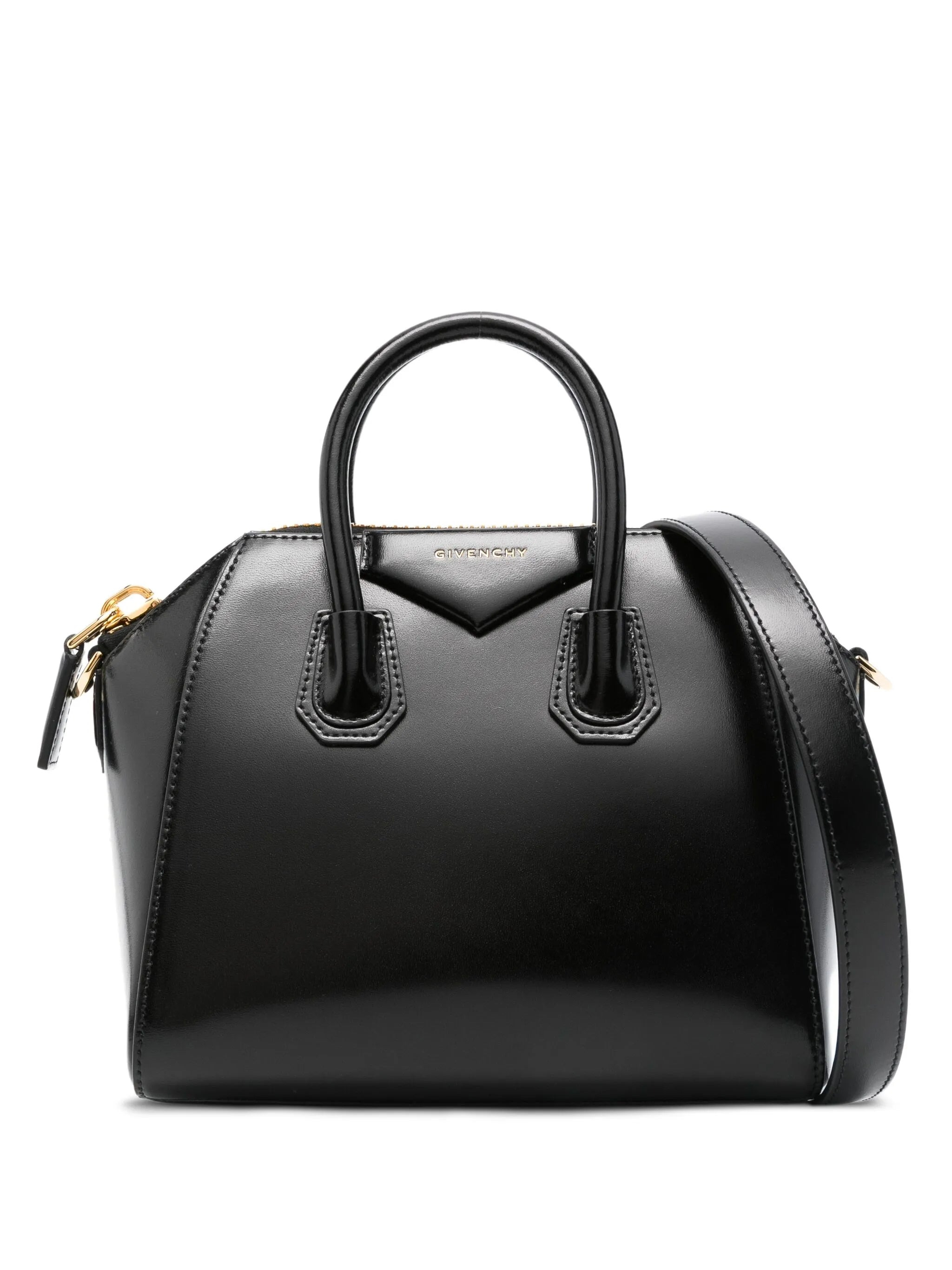 Givenchy Mini Antigona Patent-leather Top-handle Tote Bag - 1