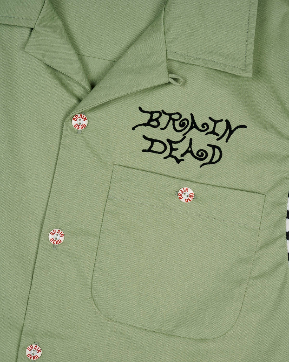 Cobra Flocked Bowling Shirt - Sprout - 4
