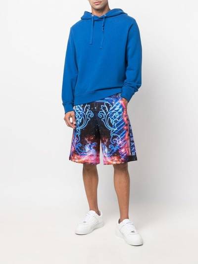 VERSACE JEANS COUTURE graphic-print track shorts outlook