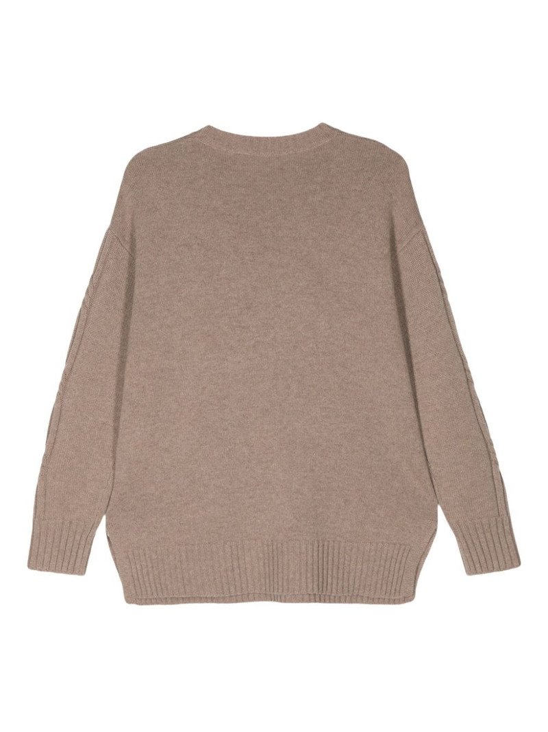 Max Mara Cashmere crewneck jumper outlook