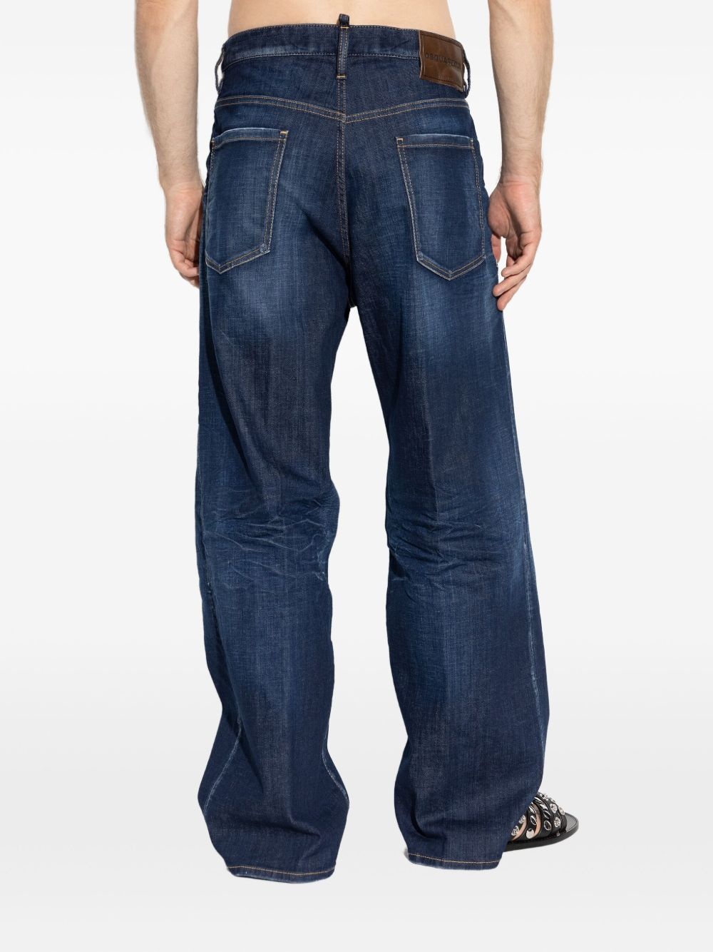 wide-leg jeans - 4