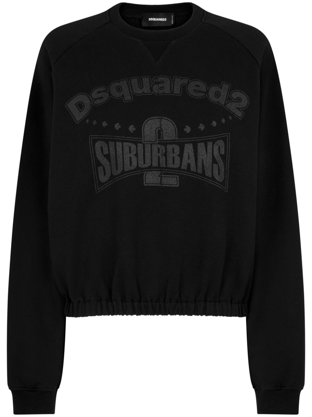 graphic-print cotton sweatshirt - 1