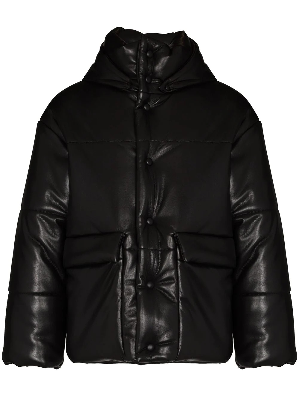 hooded padded jacket - 1