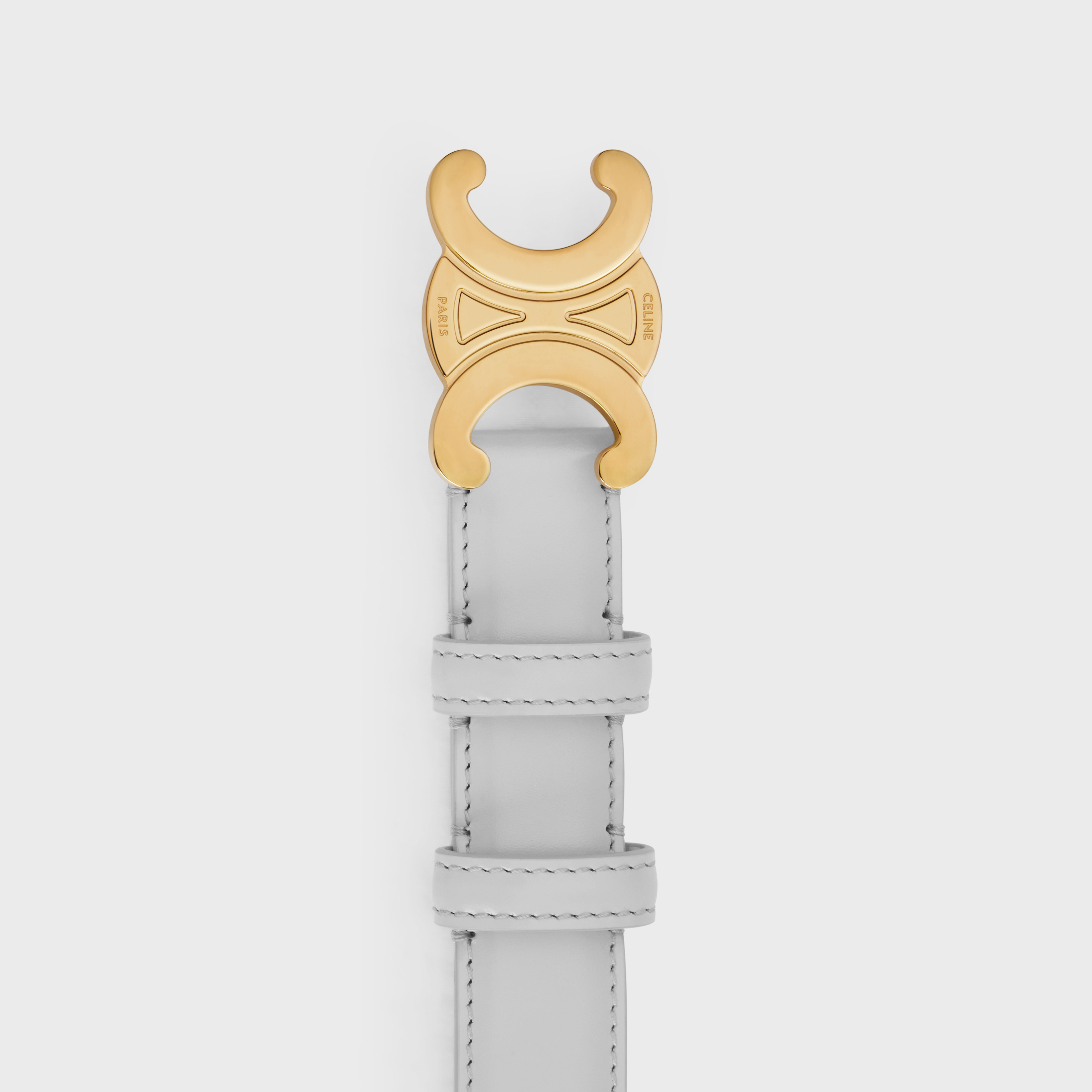 Medium Triomphe Belt in Taurillon Leather - 2