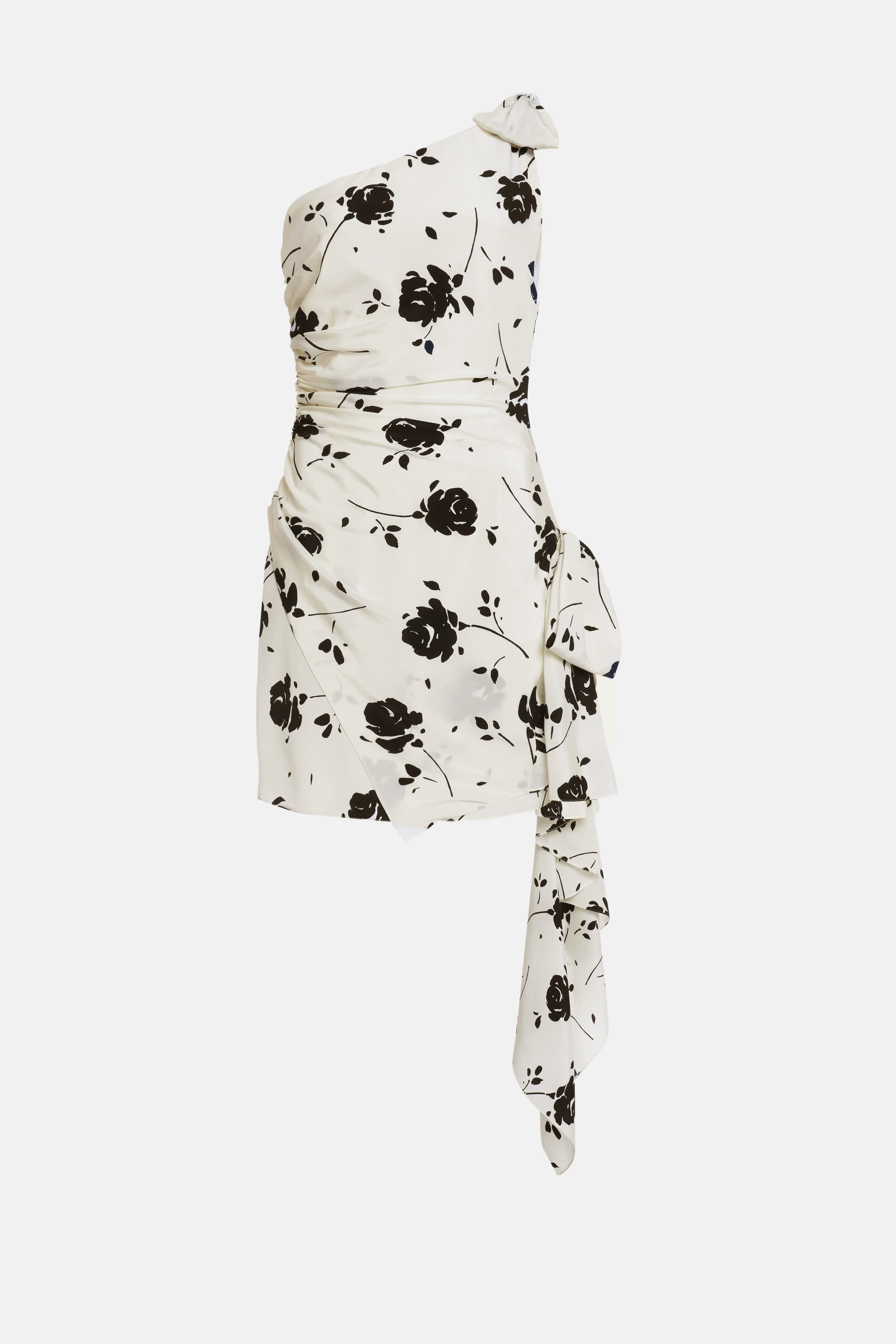 ROSE PRINT MINI DRESS - 1