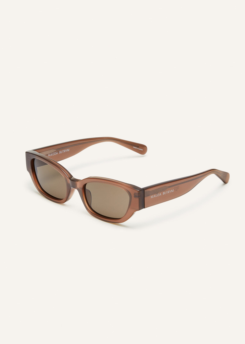 MAGDA BUTRYM 'I need a holiday' sunglasses in brown outlook