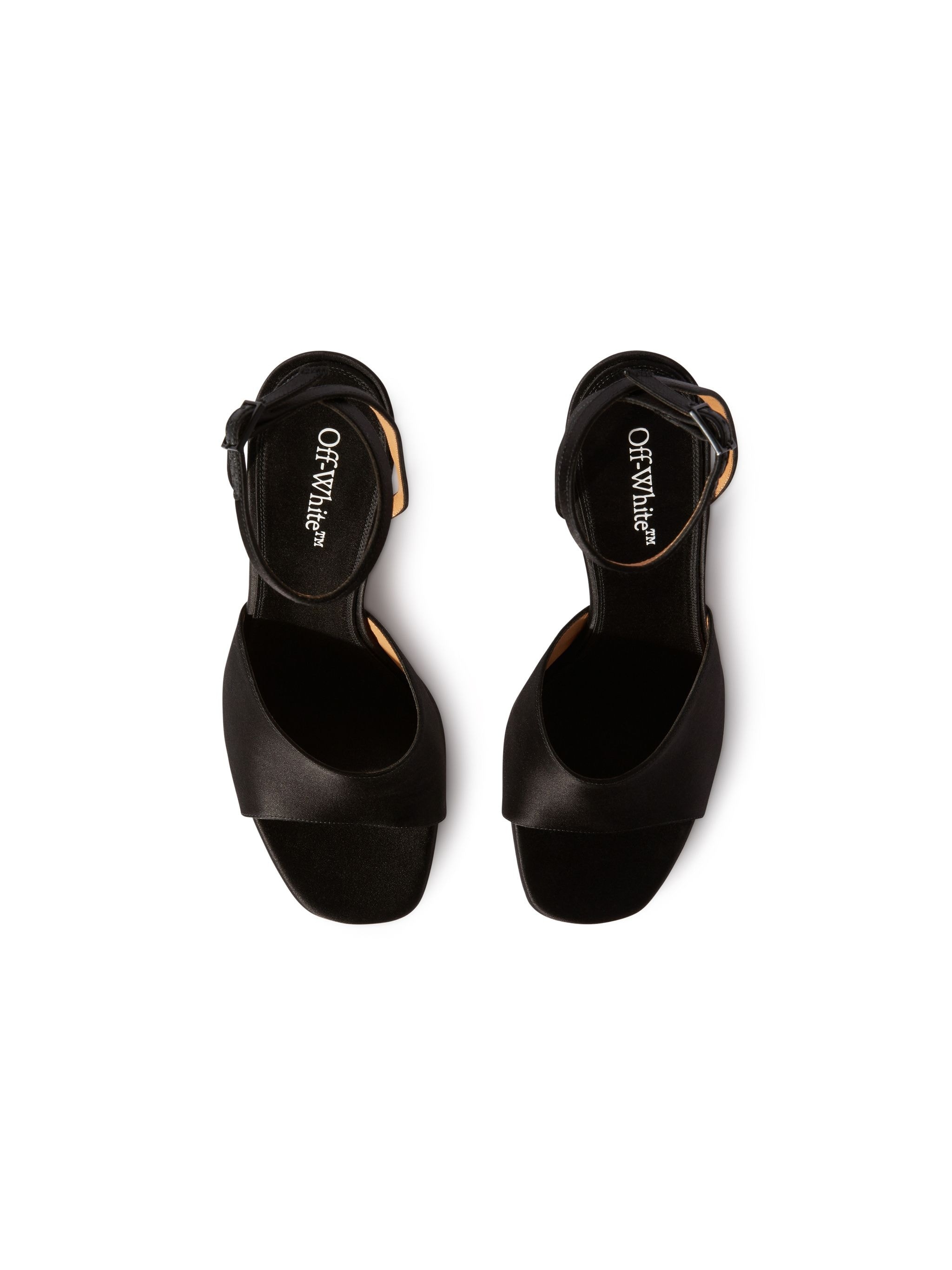 ＊OFF WHITE＊ Lollipop Satin High Sandal Off-White Lollipop Satin High Sandal | REVERSIBLE