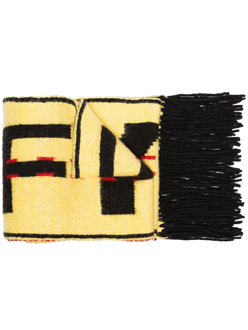 contrast logo scarf 1