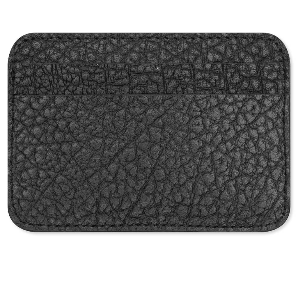 EMBOSSED LOGO CARD HOLDER FN-UX-SLGS000275 - BLACK - 2