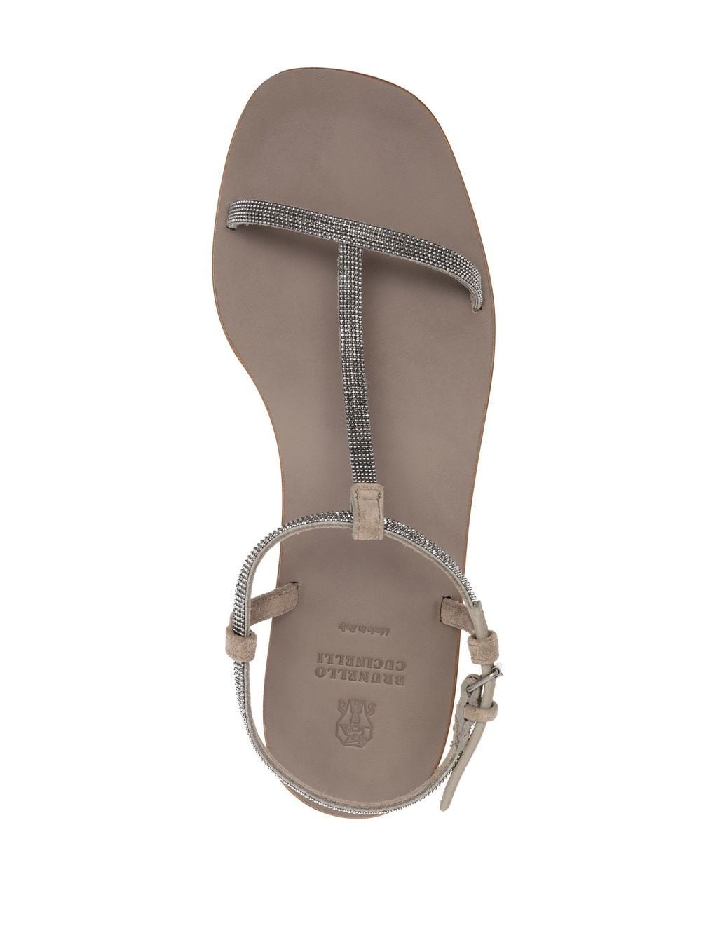 embellished T-bar sandals - 4
