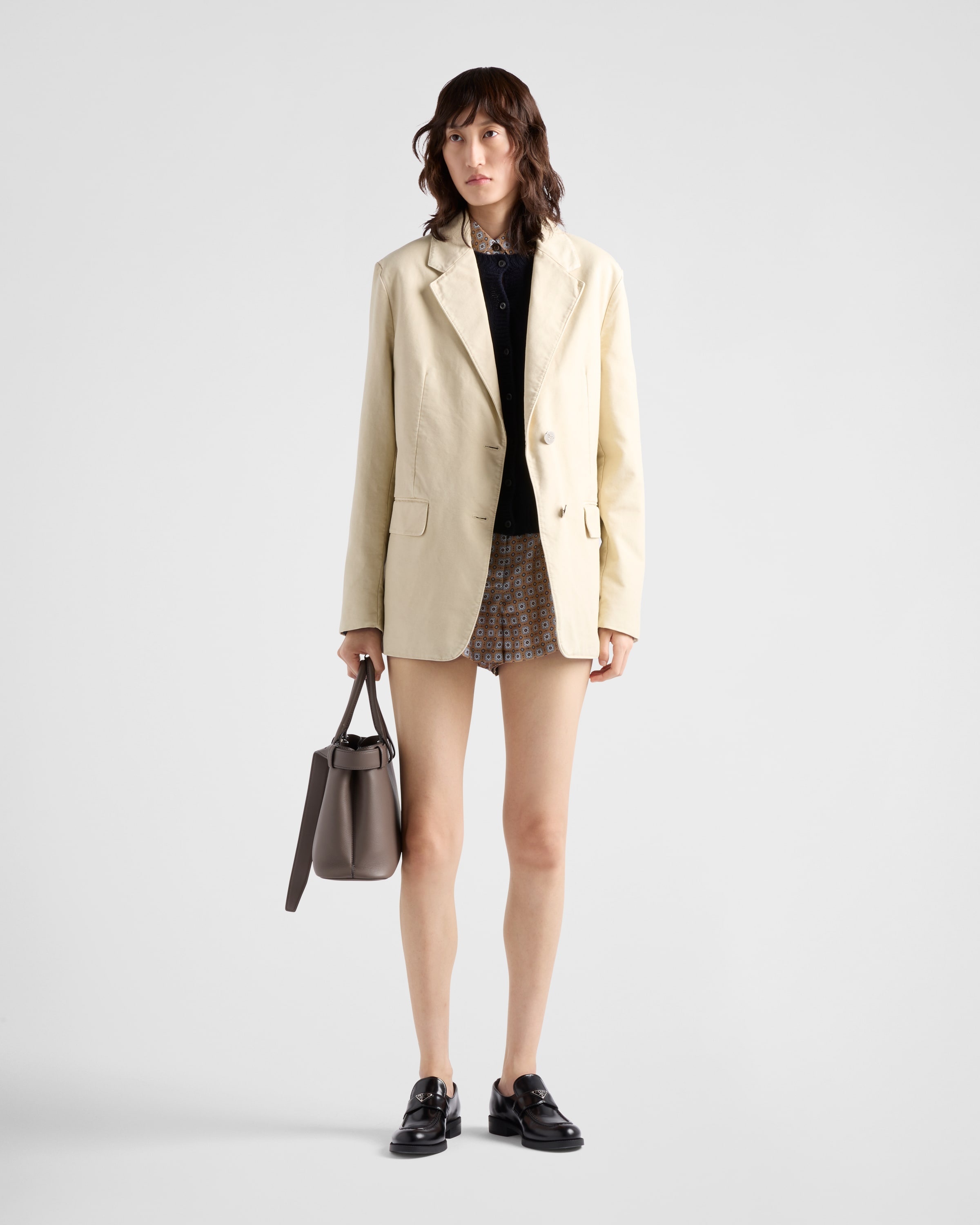 Single-breasted old canvas jacket - 2