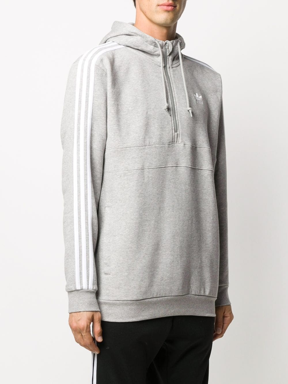 3-stripes half-zip hoodie - 3