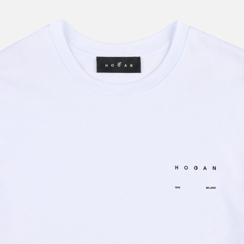 HOGAN T-shirt in cotton outlook