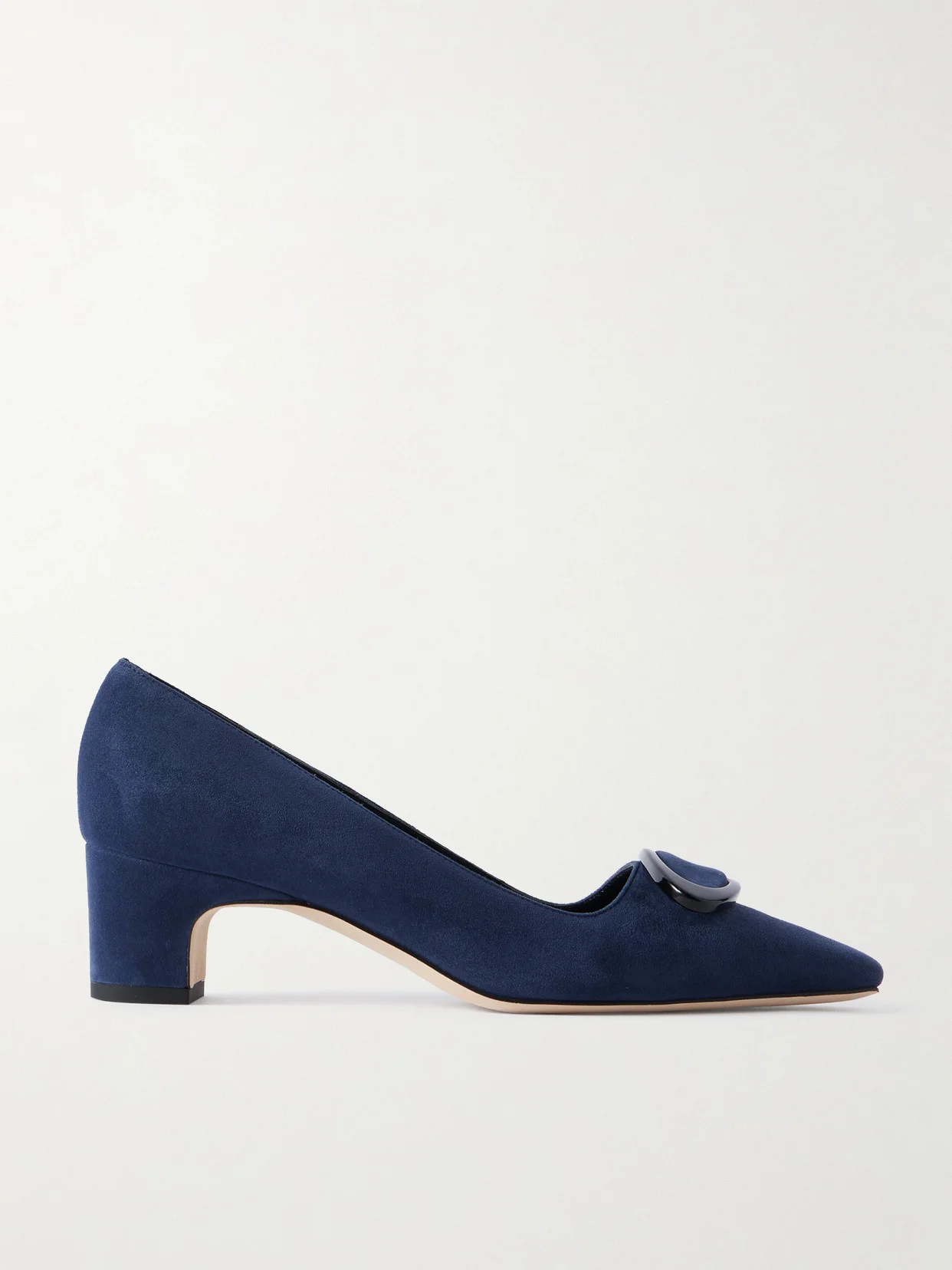 Fenix 50 Buckled Suede Pumps - 1
