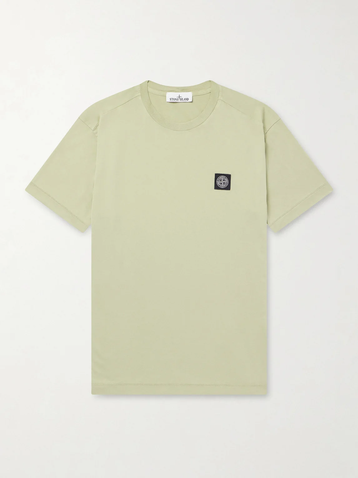Logo-Appliquéd Garment-Dyed Cotton-Jersey T-Shirt - 1