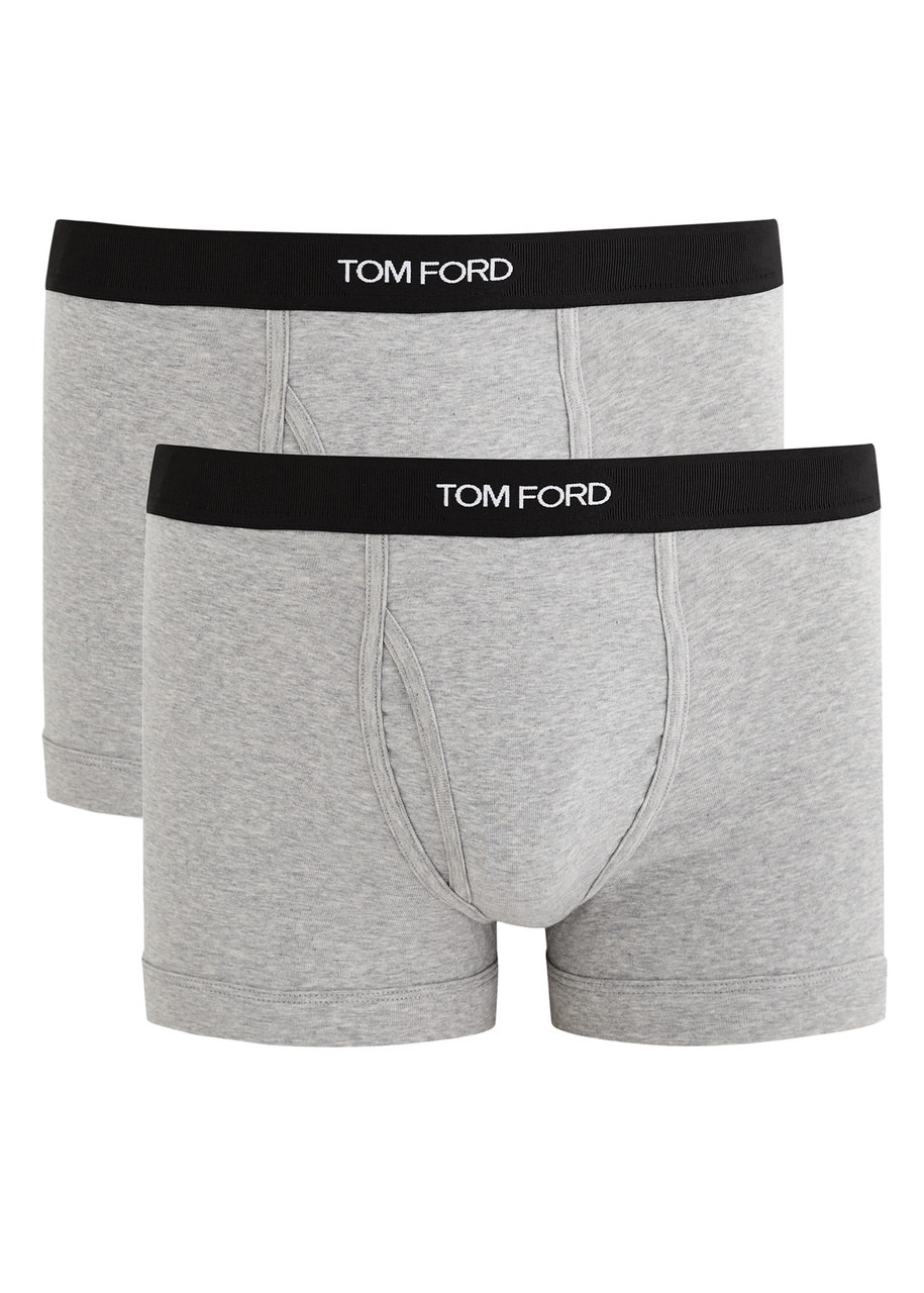 Tom Ford Logo Stretch-cotton Boxer Briefs - 1