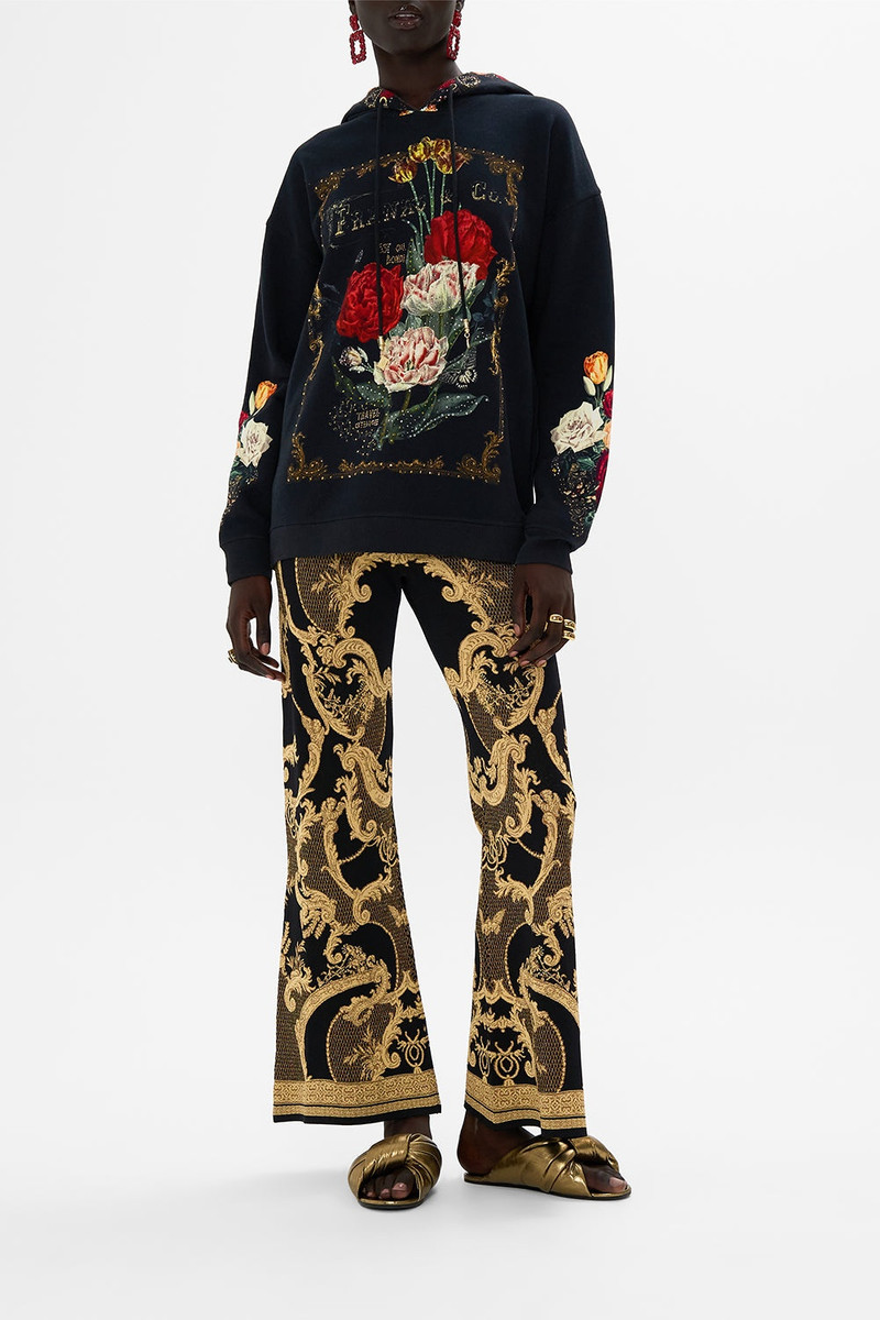 CAMILLA HOODY WITH POCKETS - BLACK outlook