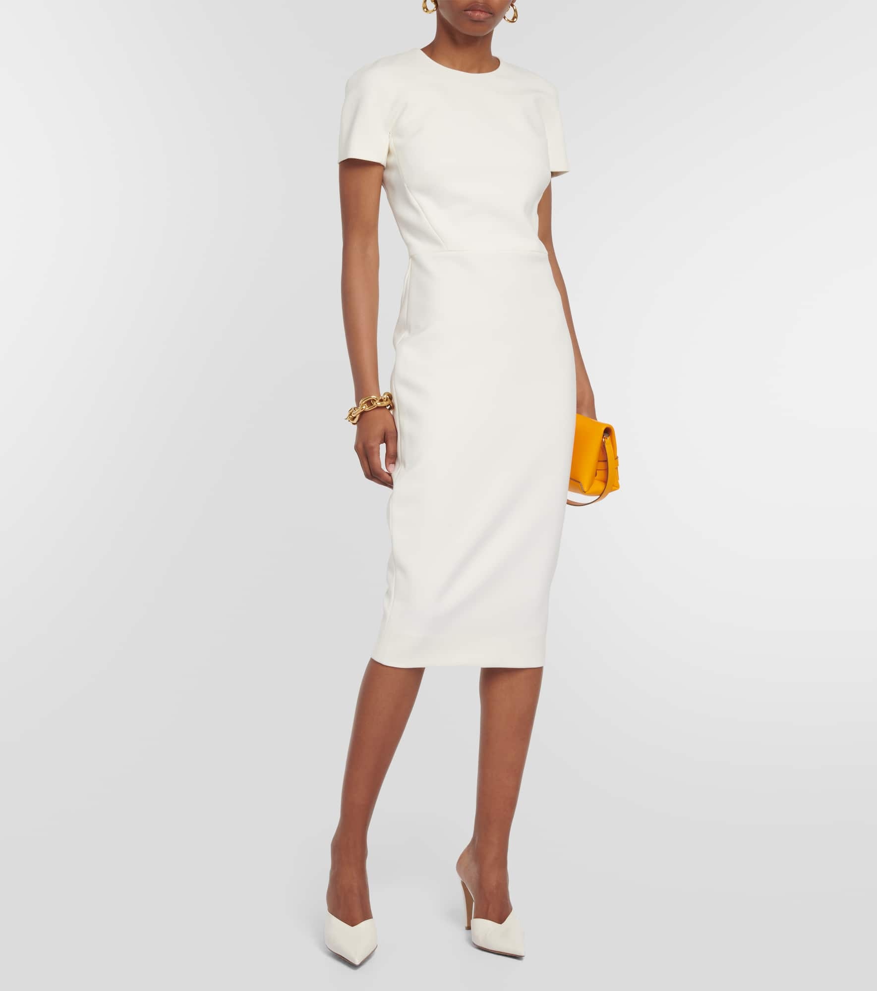 Crêpe midi dress - 2