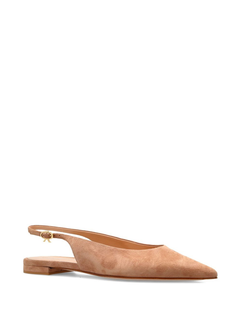 Gianvito Rossi pointed sling-back flat pumps outlook