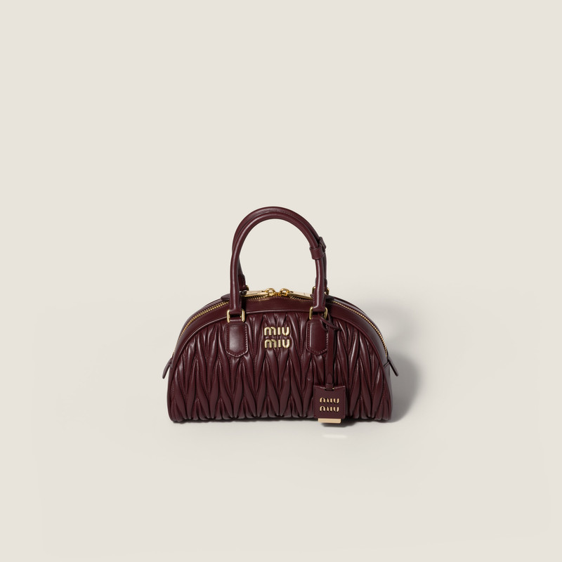 Arcadie matelassé nappa leather bag 1