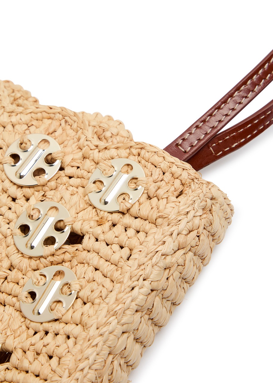 Rabanne 1969 Embellished Raffia Shoulder bag - 3