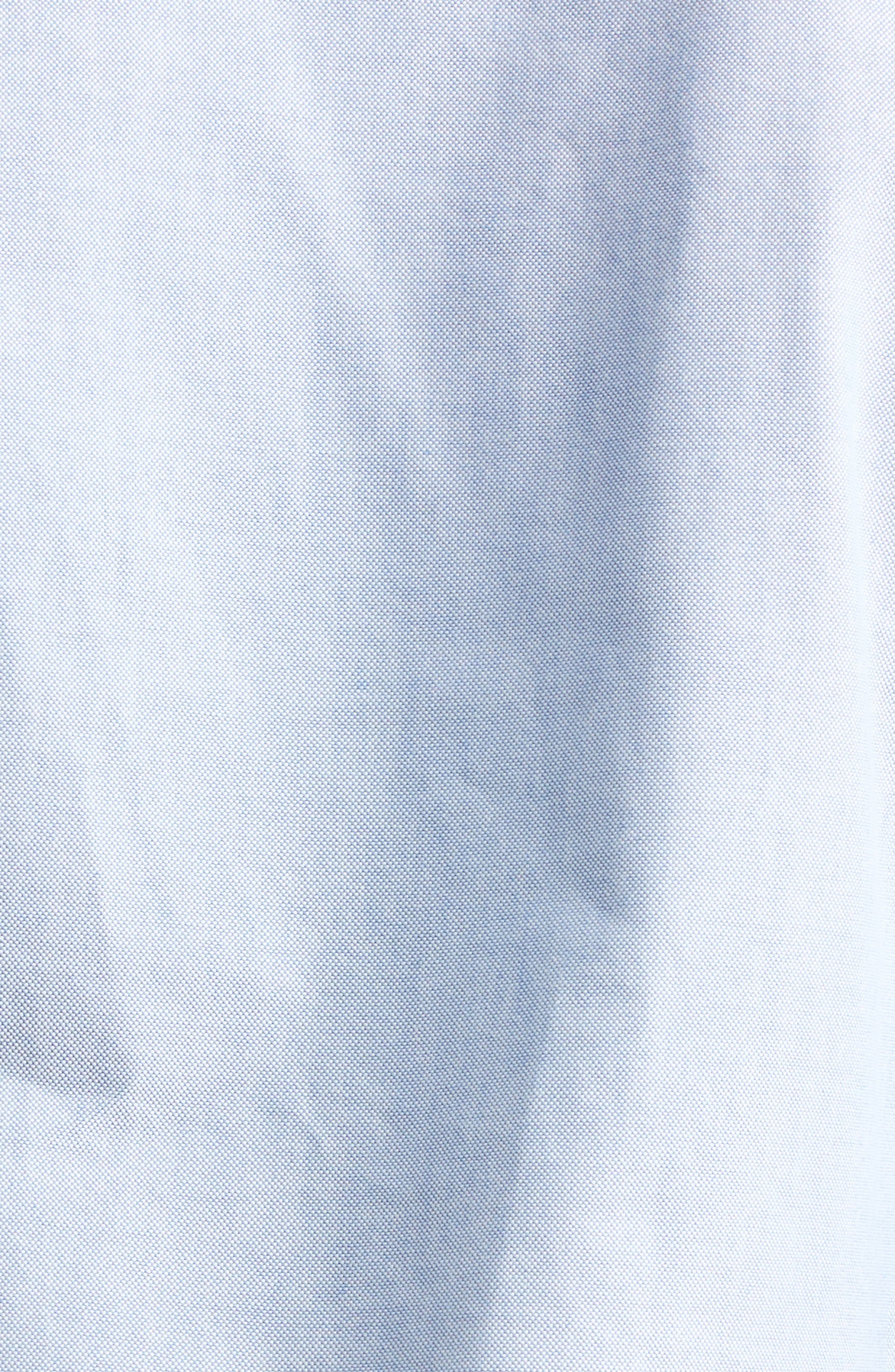 Thom Browne Knee Length Button-Down Point Collar Shirt in Light Blue at Nordstrom - 6