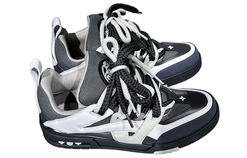 Louis Vuitton LOUIS VUITTON Skate Sneakers 'Grey Black' 1ABZ48 outlook