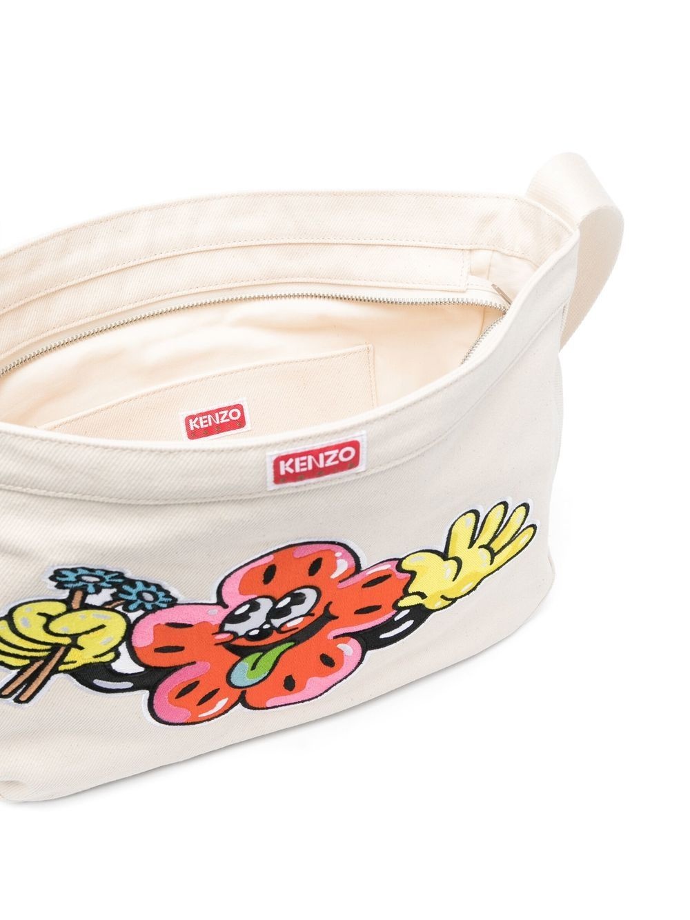 logo-patch shoulder bag - 5