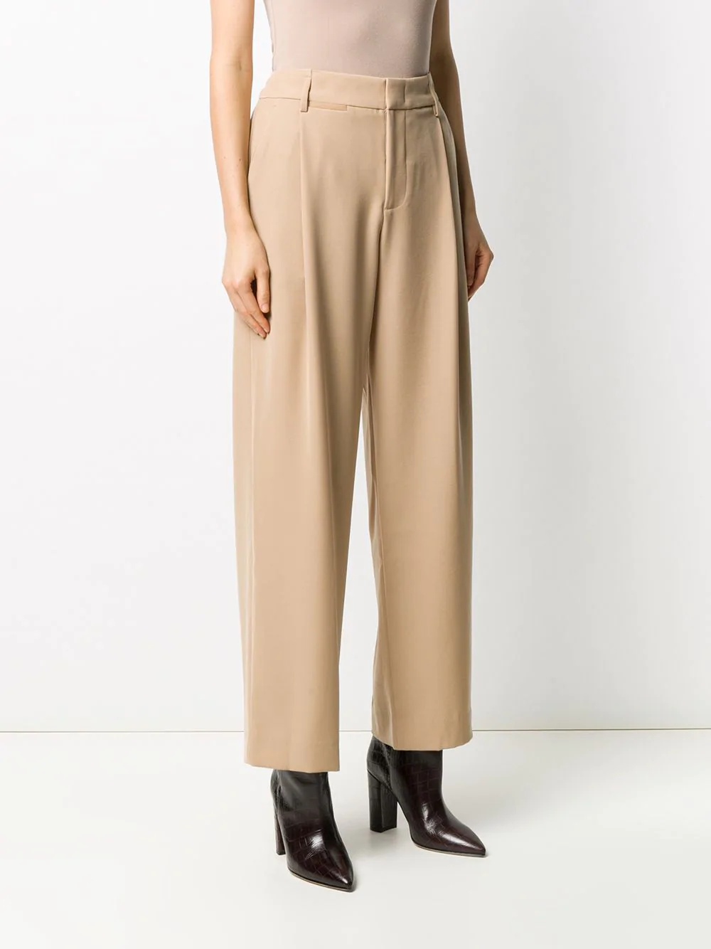 high-rise tailored trousers - 3