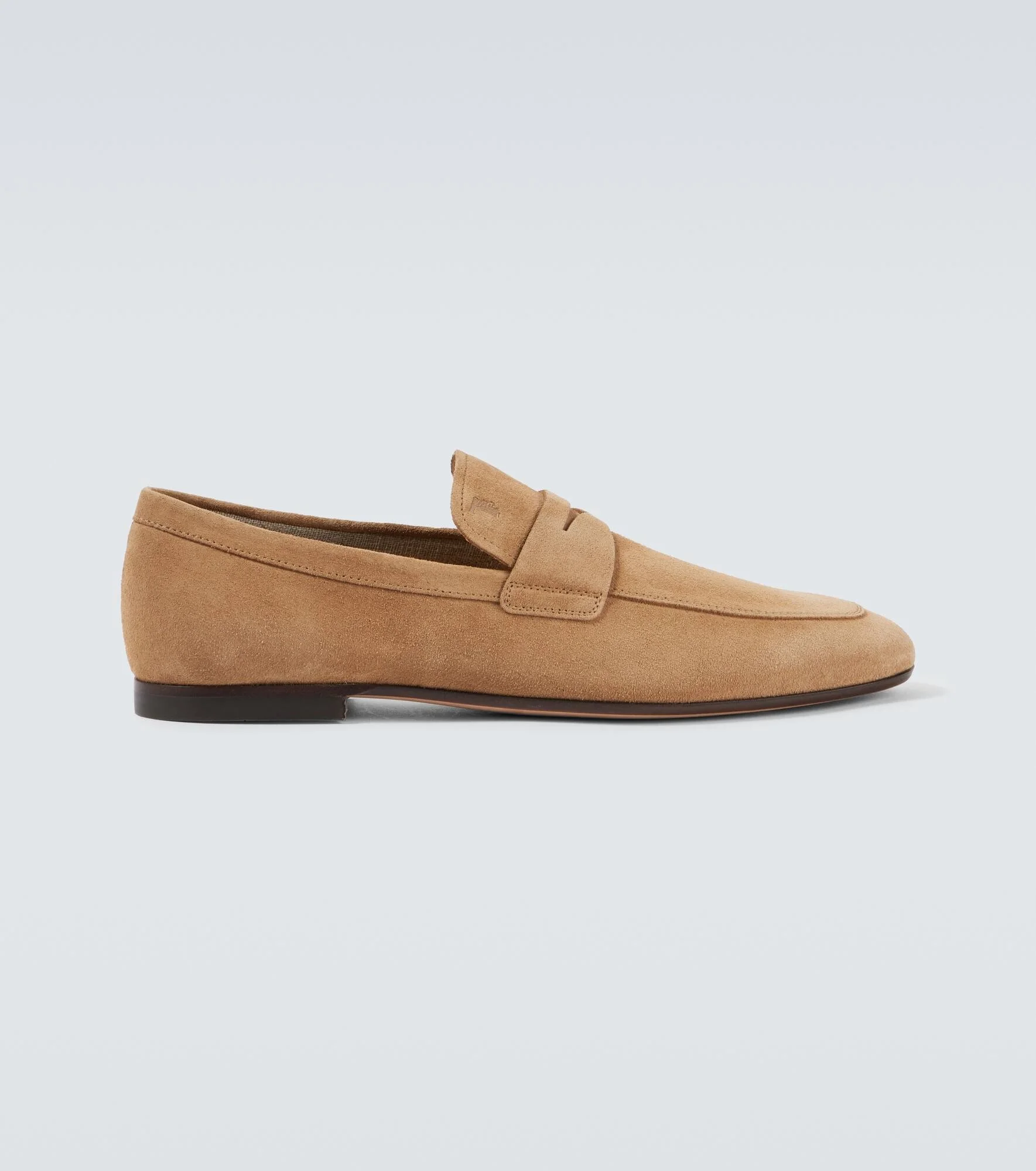 Suede penny loafers - 1