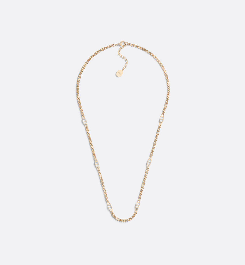CD Icon Thin Chain Link Necklace 1