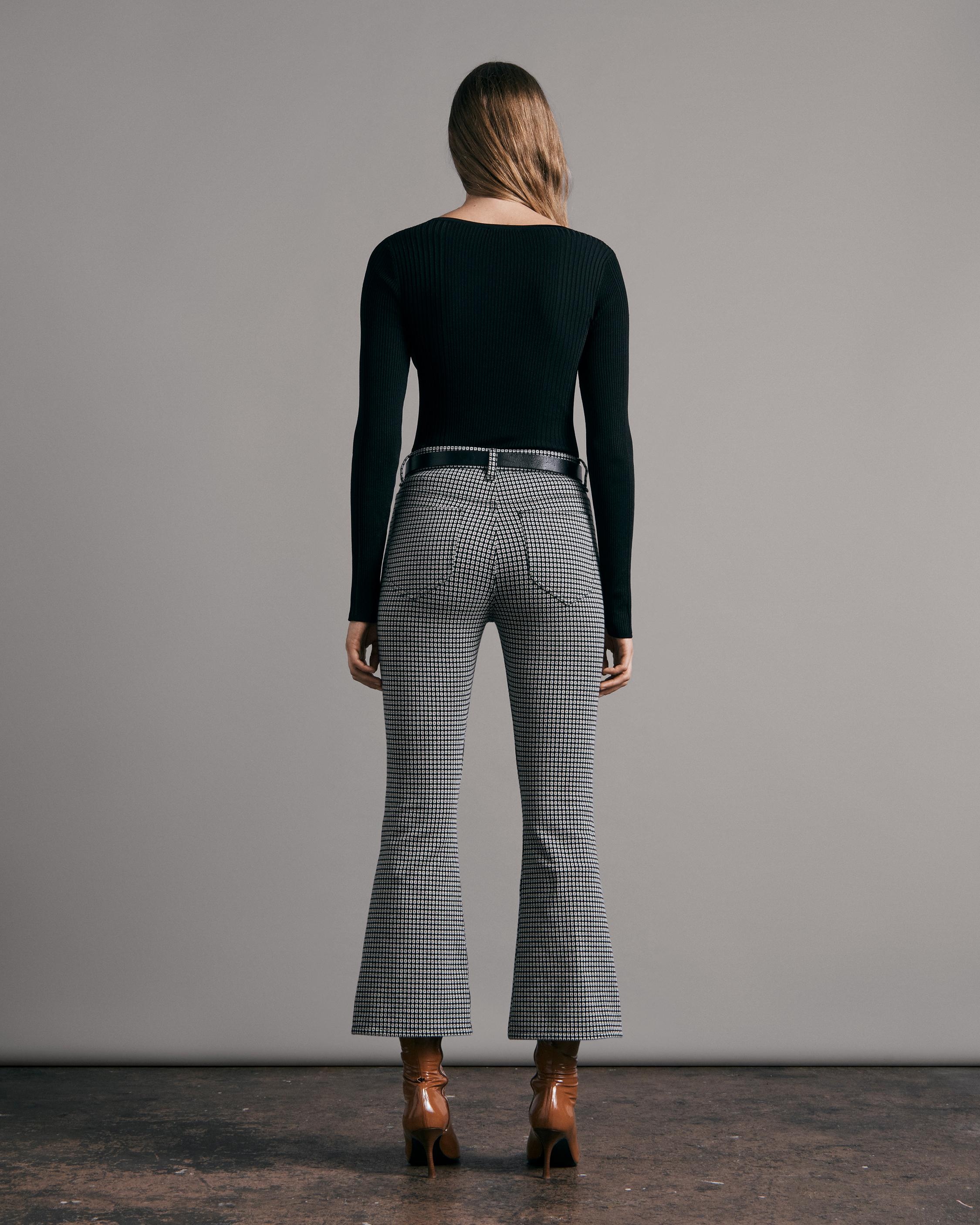 Casey Knit Jacquard Flare - 5