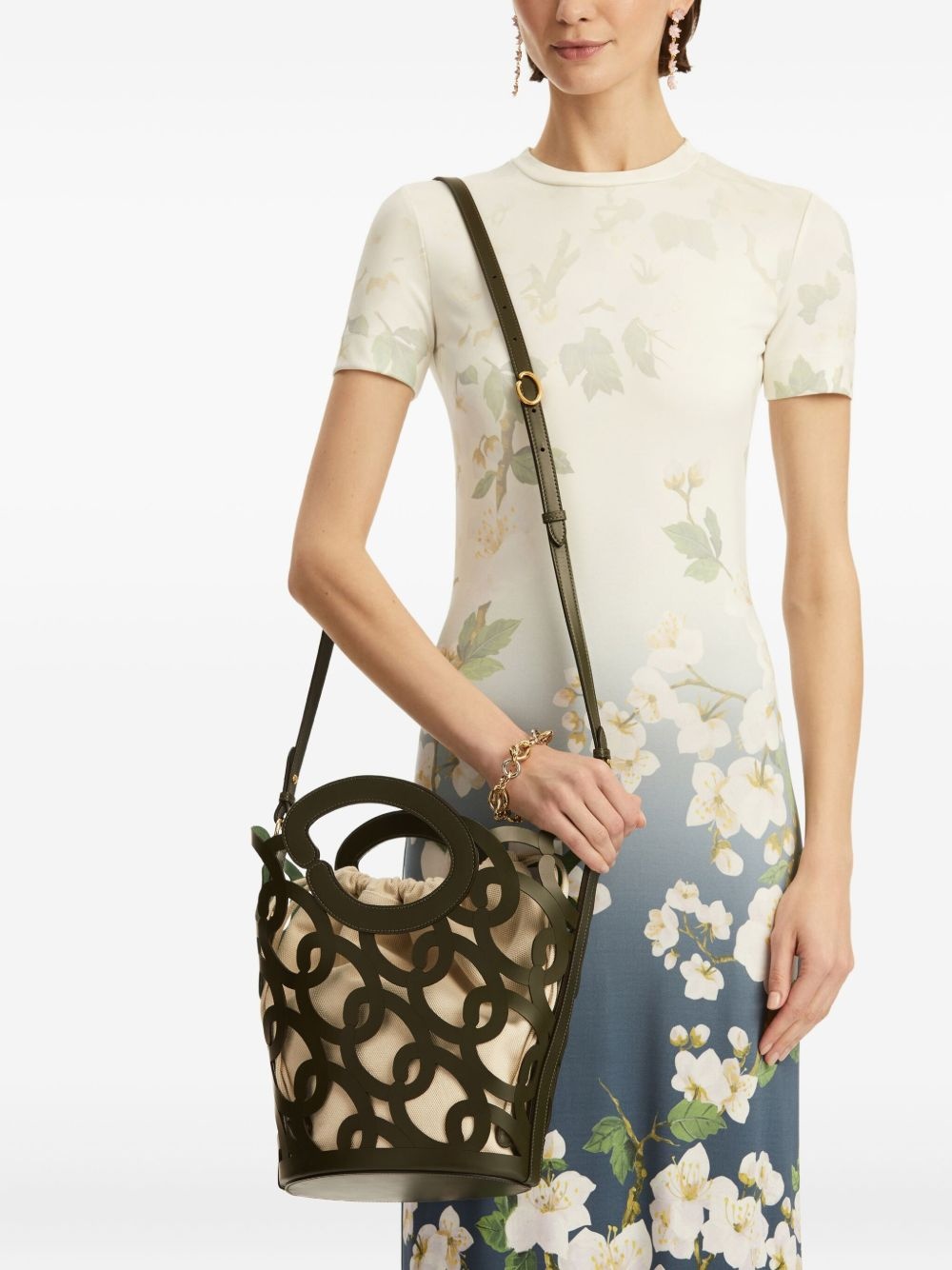 leather tote bag - 2