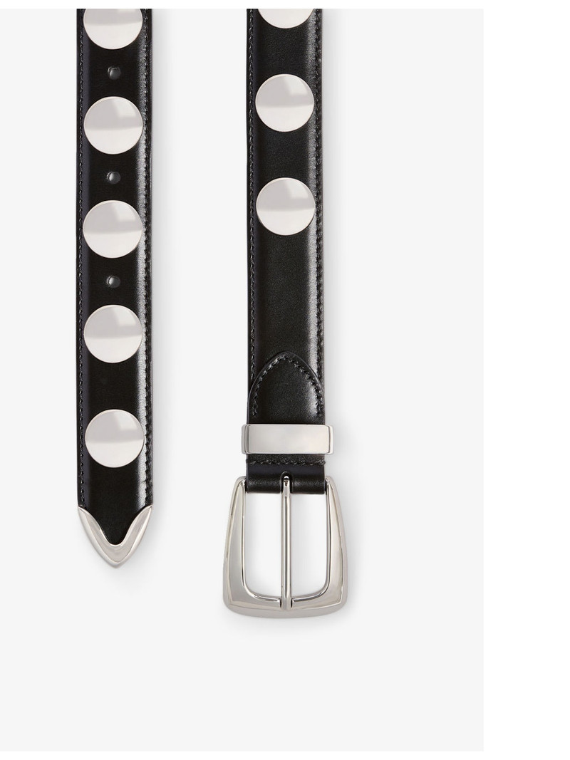 KHAITE Benny Studded Leather Belt outlook
