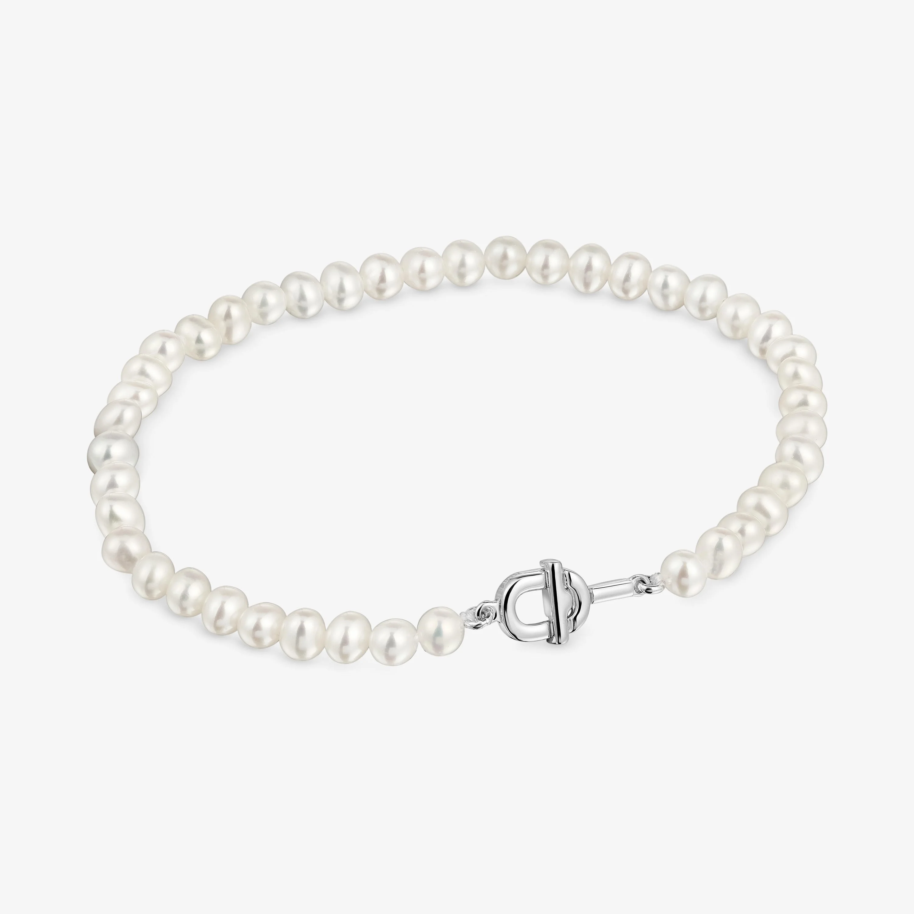 Silver Bracelet with cultured pearls TOUS MANIFESTO - 1