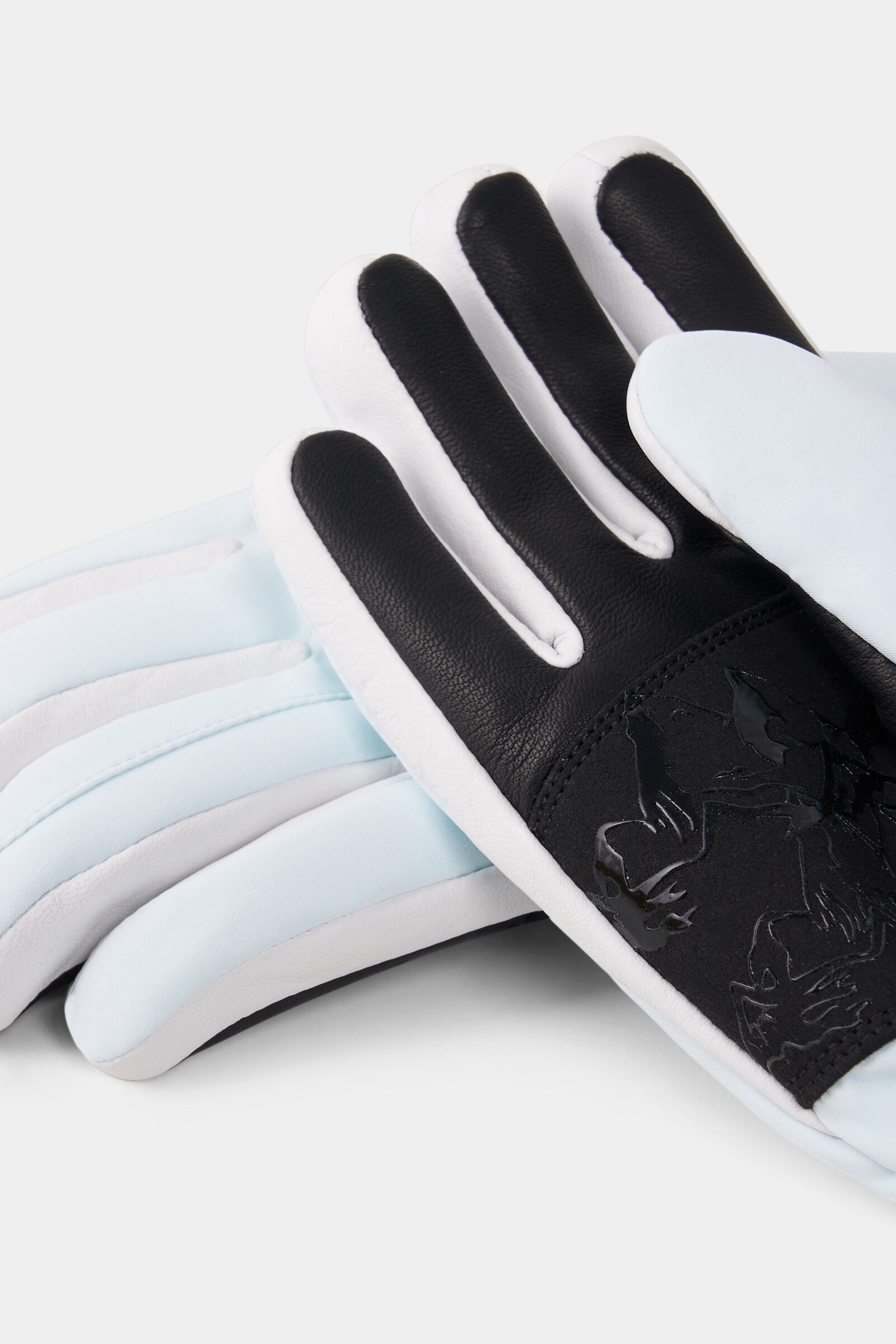 Hilla Gloves in Light blue/White - 2