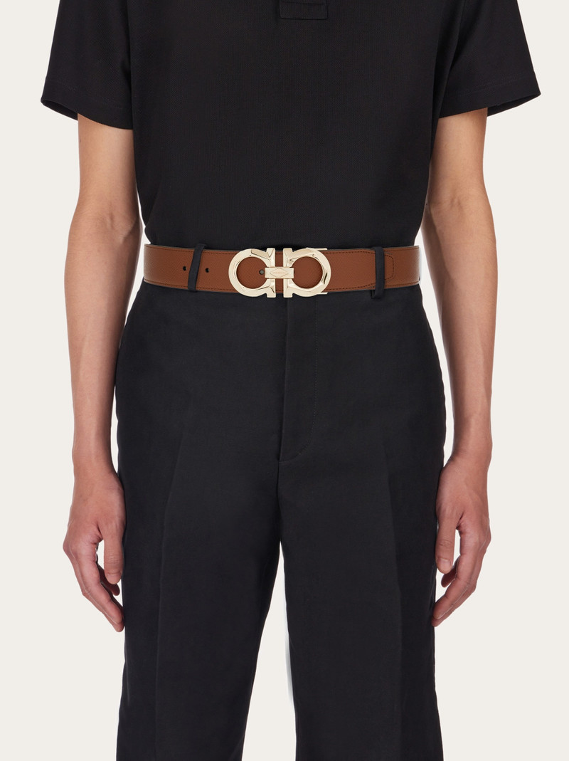 Reversible and adjustable Gancini belt 4