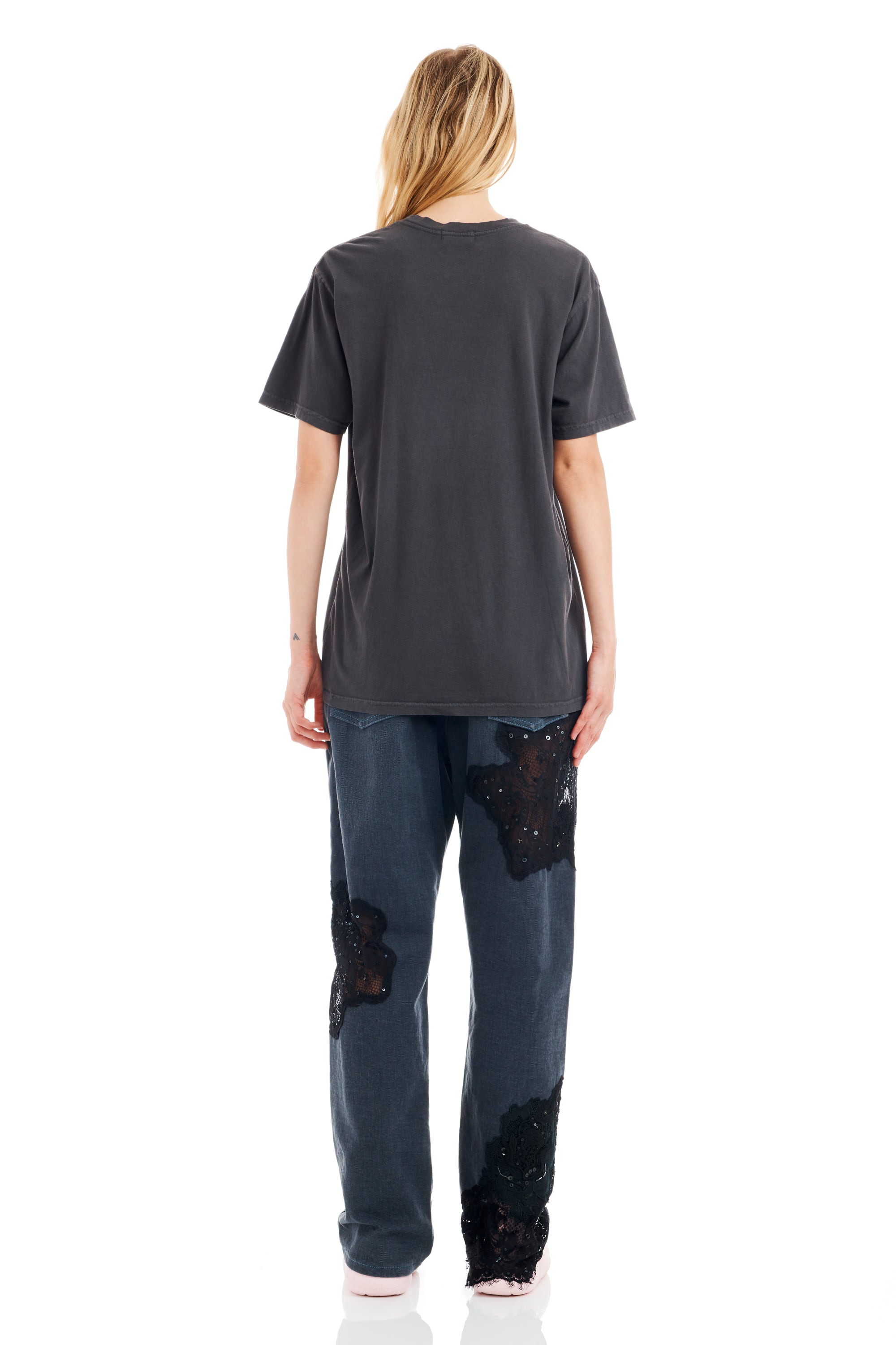 CS GYM WORN BLACK GRAPHIC TEE - 5