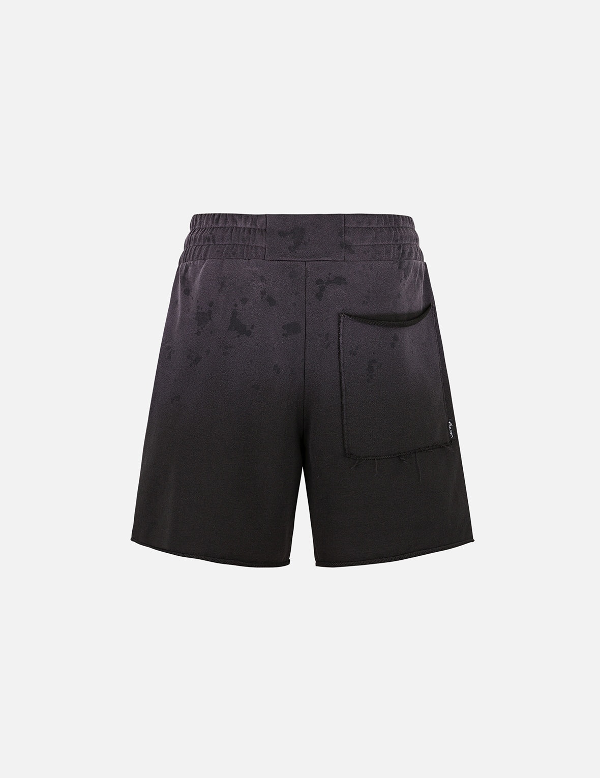 Seagull and Logo Embroidery Relax Fit Rock-Washed Sweatshorts - 2