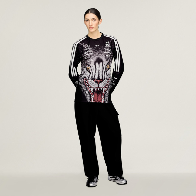 Y-3 MERCEDES DRIVER JERSEY LONG SLEEVE 6