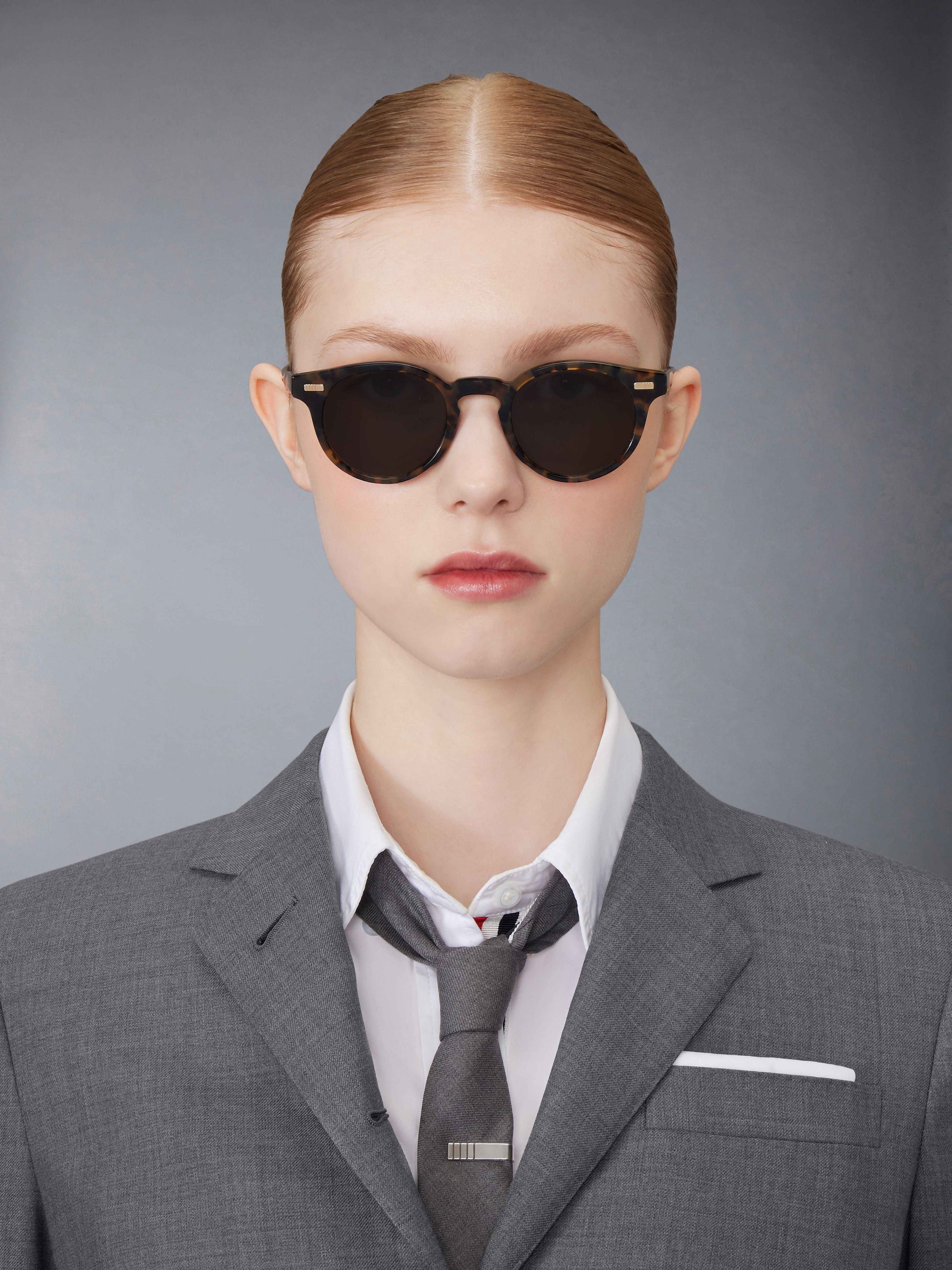 Tortoise Acetate Round Sunglasses - 2