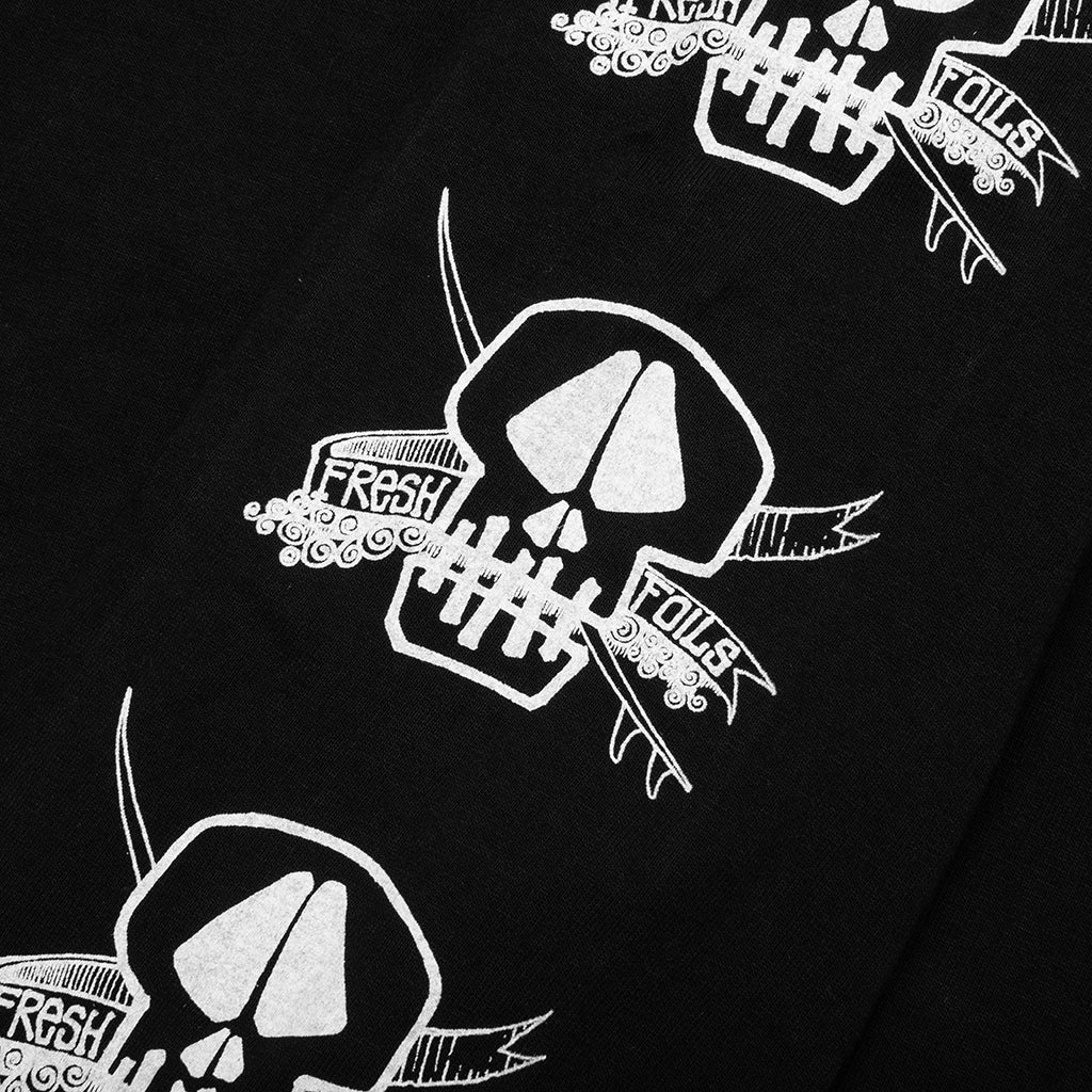 FOILS PIGMENT DYED L/S TEE - BLACK - 3