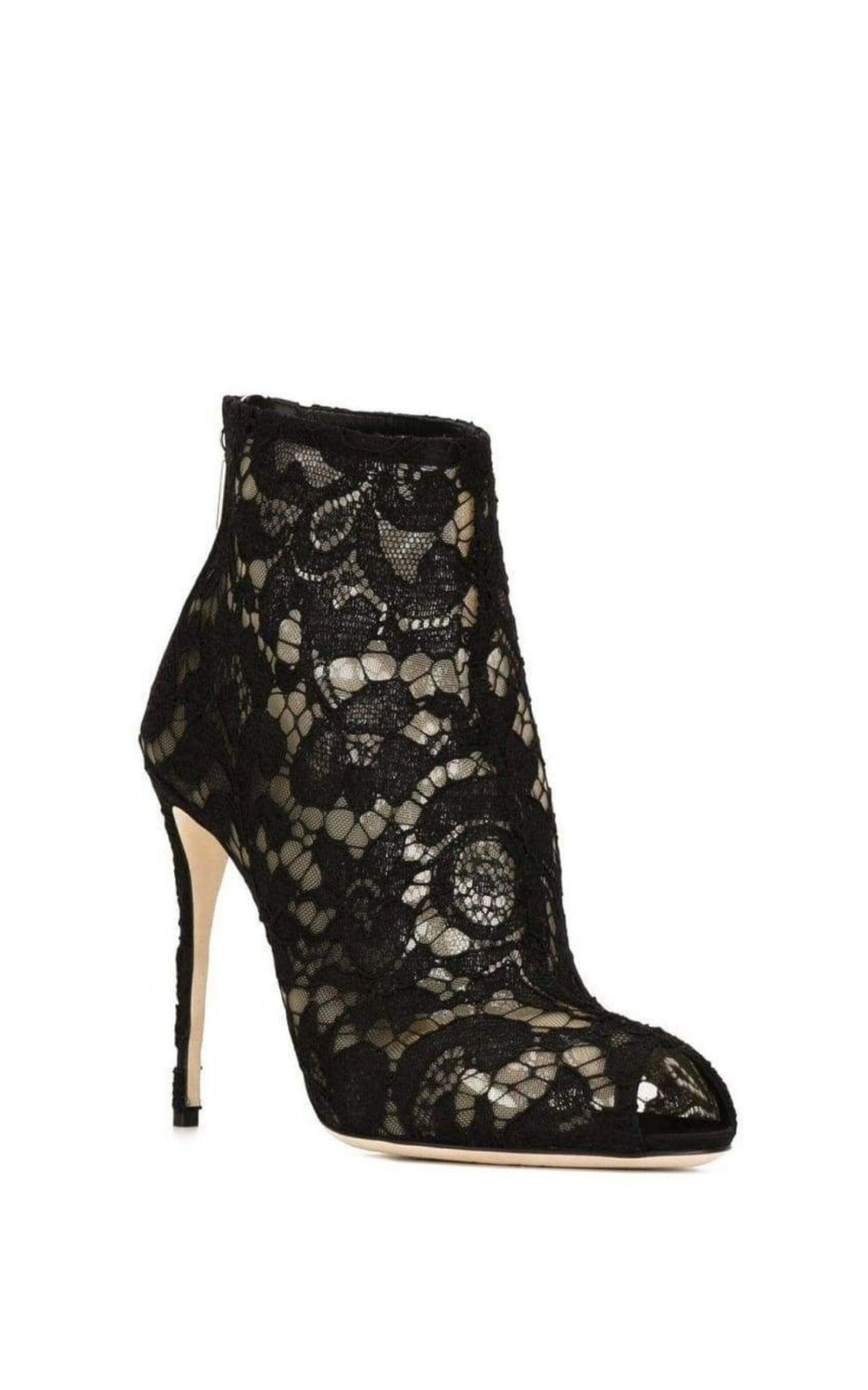 Floral Lace Booties - 3