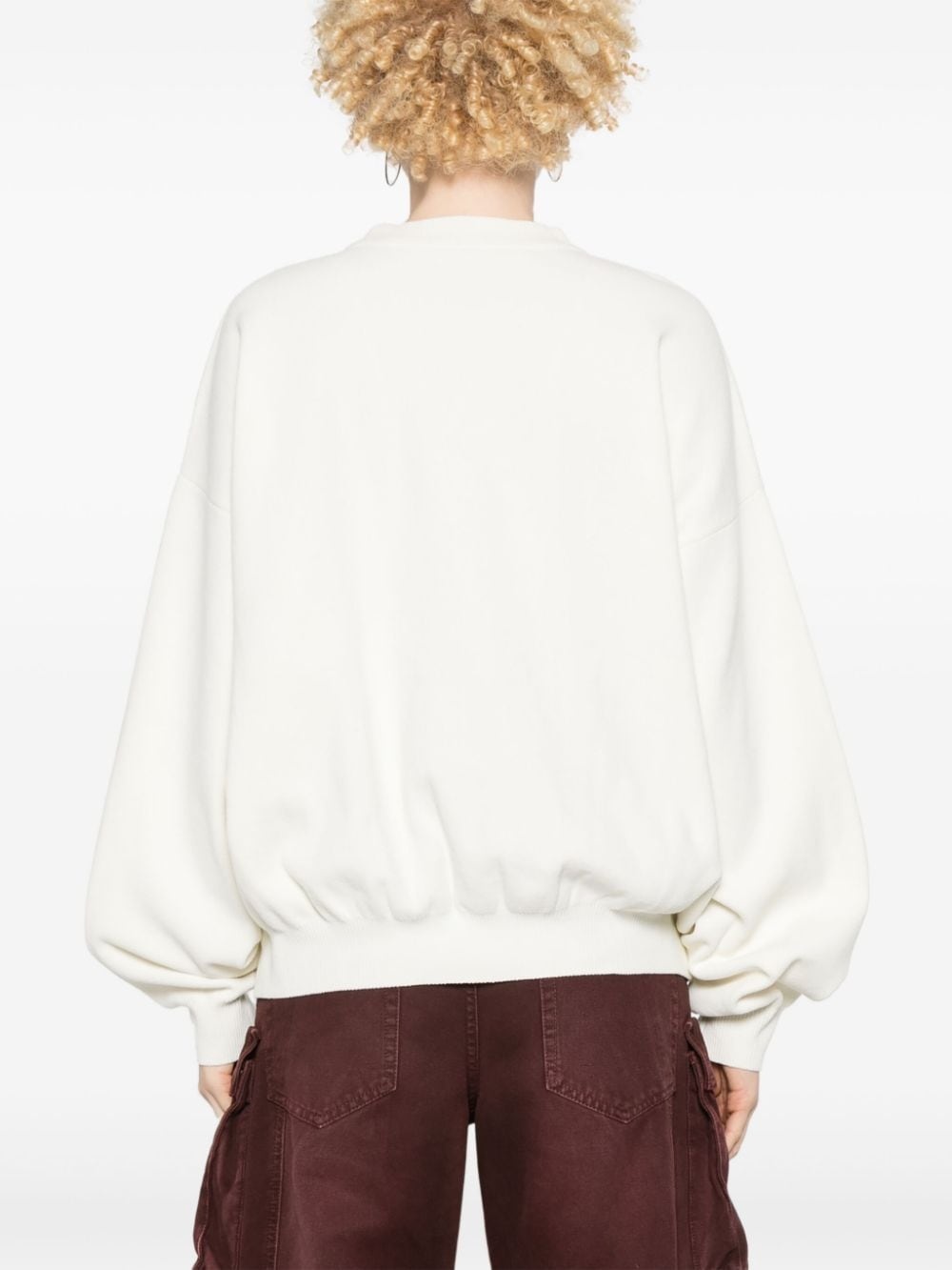 ALEXANDER WANG Women Embossed Logo Ribbed Pull Over - 5